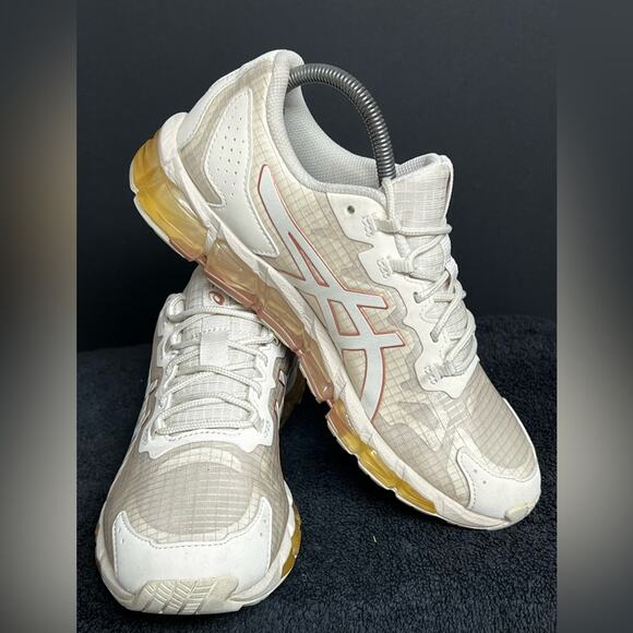 Asics Gel-Quantum 360 6 Birch Rose Gold Running Shoes SIZE 8.5 CLEAN - Picture 3 of 9